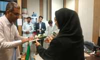 تقدیر سرپرست شبکه بهداشت و درمان از اساتید دبیرستان بهیاری به مناسبت روز معلم